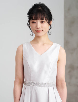 TWEED DRESS・BT240006-SIL