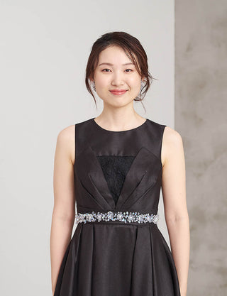 TWEED DRESS・BT240009-BKCR