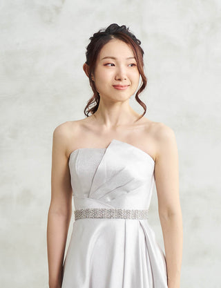 TWEED DRESS・BT240007-SIL