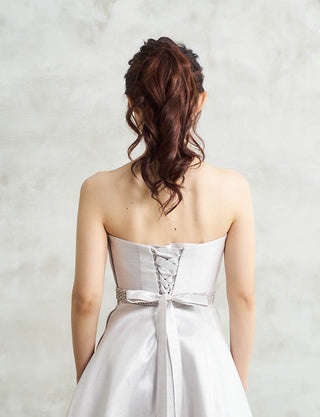 TWEED DRESS・BT240007-SIL