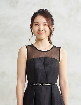 TWEED DRESS・BT240008-BK