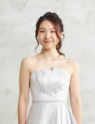 TWEED DRESS・BT240008-SIL