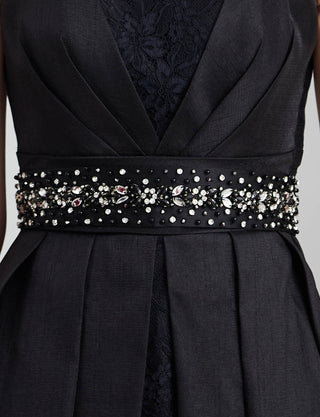 TWEED DRESS・BT240003W-BK