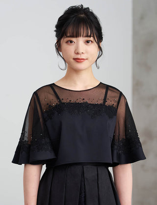 TWEED DRESS・MB8815-BK