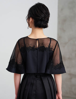 TWEED DRESS・MB8815-BK