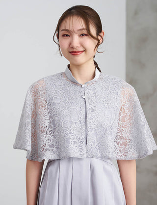 TWEED DRESS・MB8818-SIL(ケープ)