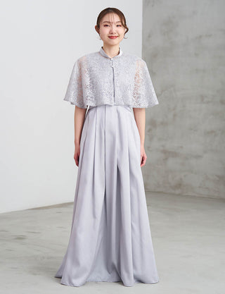 TWEED DRESS・MB8818-SIL(ケープ)