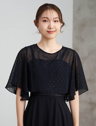 TWEED DRESS・MB8819-BK