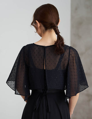 TWEED DRESS・MB8819-BK