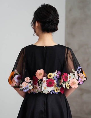 TWEED DRESS・MB8828-BK