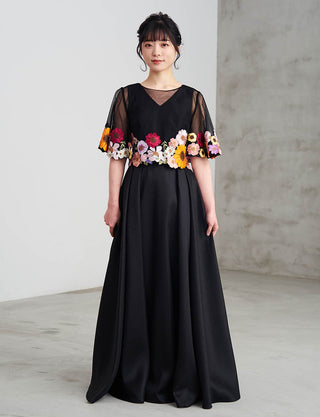 TWEED DRESS・MB8828-BK