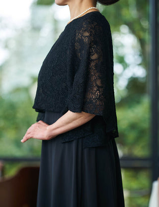 TWEED DRESS・MB8830-BK