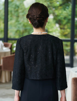 TWEED DRESS・MB8831-BK