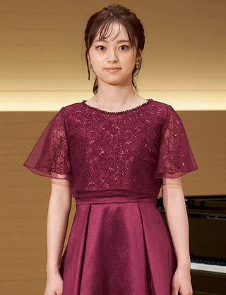 TWEED DRESS・MB8837-WRD