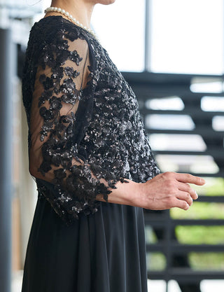 TWEED DONNA・MD0409-BK