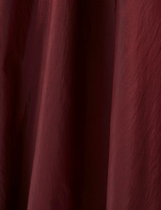 TWEED DRESS(ツイードドレス)のレッドブラックロングドレス・タフタ|TH1432-1-RBKのスカー生地拡大画像です。