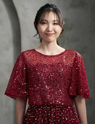 TWEED DRESS・MB8811-WRD