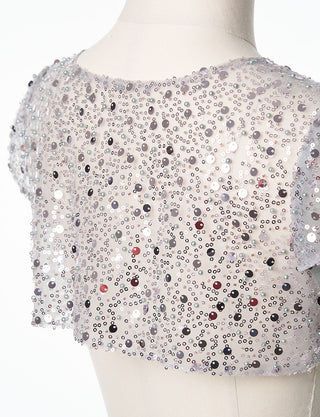 TWEED DRESS・MB8813-SIL