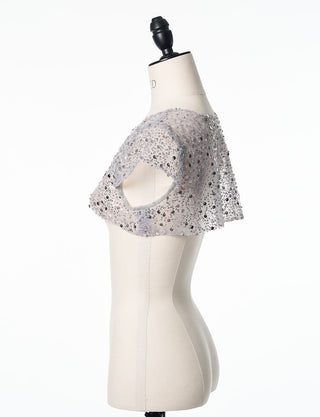 TWEED DRESS・MB8813-SIL