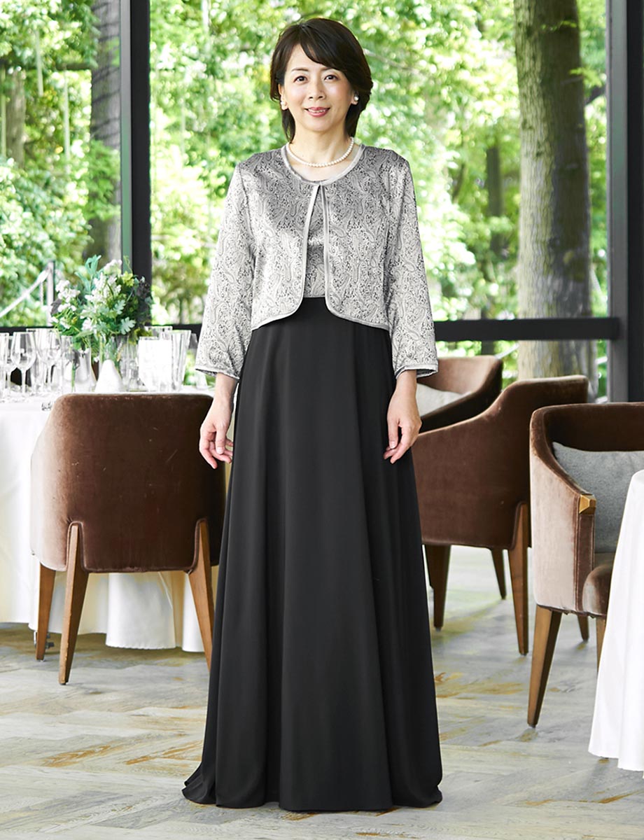 【メーカー直売】の商品をすべて 結婚式 グレー MD0231-SGY 母親ドレス・マザーズドレス スーツ・フォーマル・ドレス