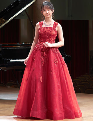 ジュニア コンクールドレス 演奏会 フルートドレス TWJ9136-DRD