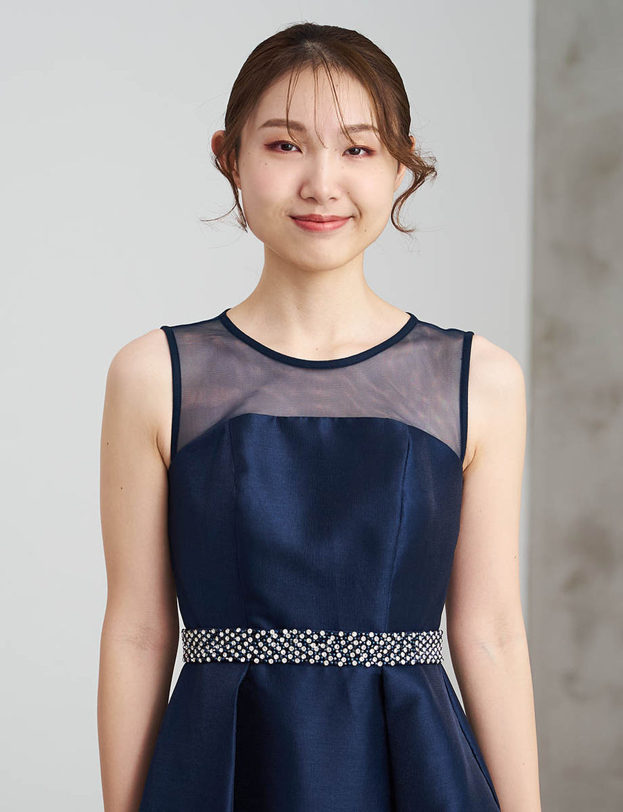 theredthread ベルトドレス THEREDTHREAD / ザレッドスレッド】V ribbon dress othello