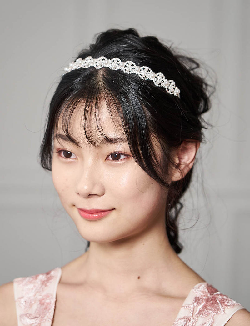 発表会や演奏会ににお薦めヘアアクセサリー・ヘアカチューシャ|HB304 – TWEED DRESS