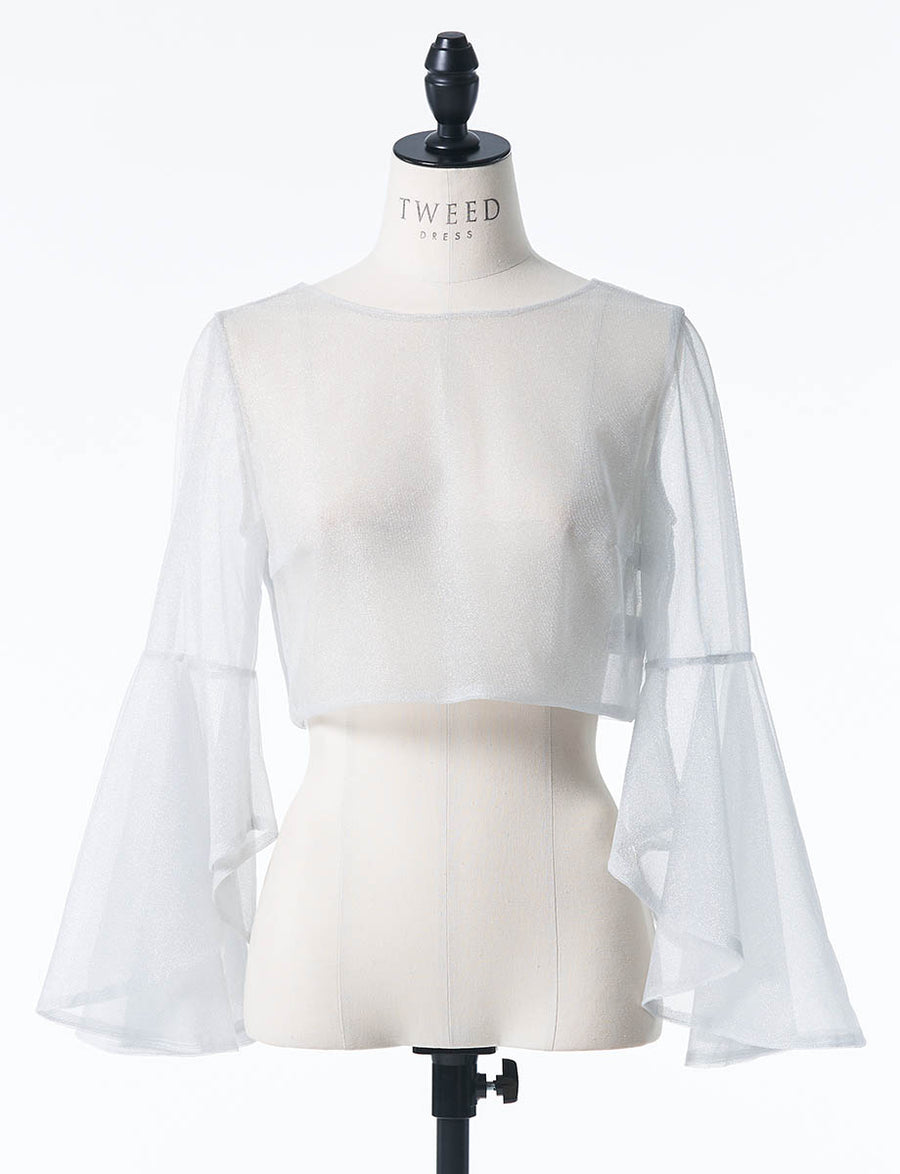 未使用　TO BE CHIC ラメ入り　フリルボレロ　　サイズⅤ 2361-W573325001_200x.jpg?v=