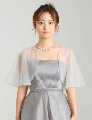 TWEED DRESS・MB8834-SIL