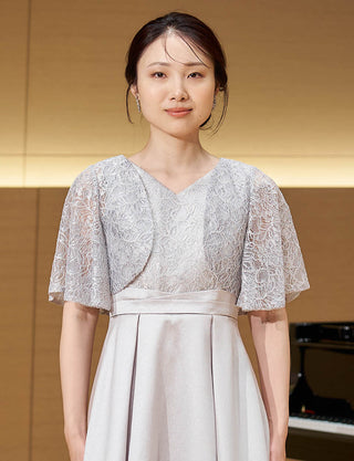 TWEED DRESS・MB8835-SIL