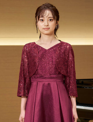 TWEED DRESS・MB8836-WRD