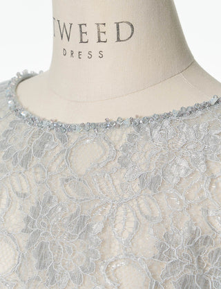 TWEED DRESS・MB8837-SIL