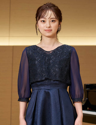 TWEED DRESS・MB8838-DNY