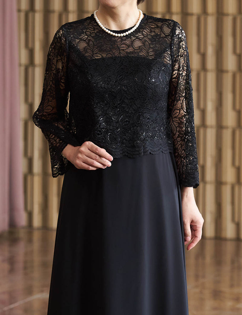 黒フォーマル ドレス Amazon | [EightSTAR Dress] 結婚式ドレス パーティードレス 黒