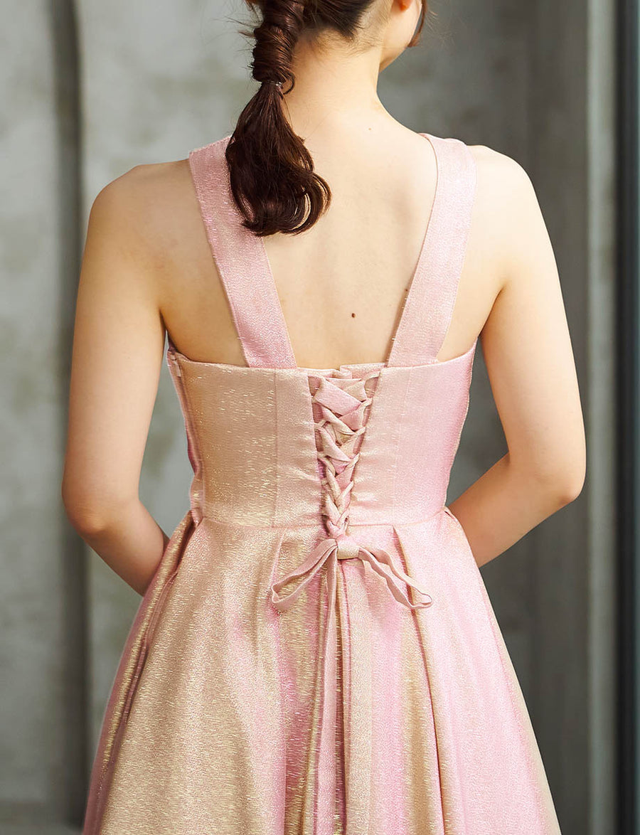 演奏会ドレス　TWEED DRESS ホルダ　ターネックドレス Aライン 演奏会ドレス TWEED DRESS ホルダ ターネックドレス Aライン