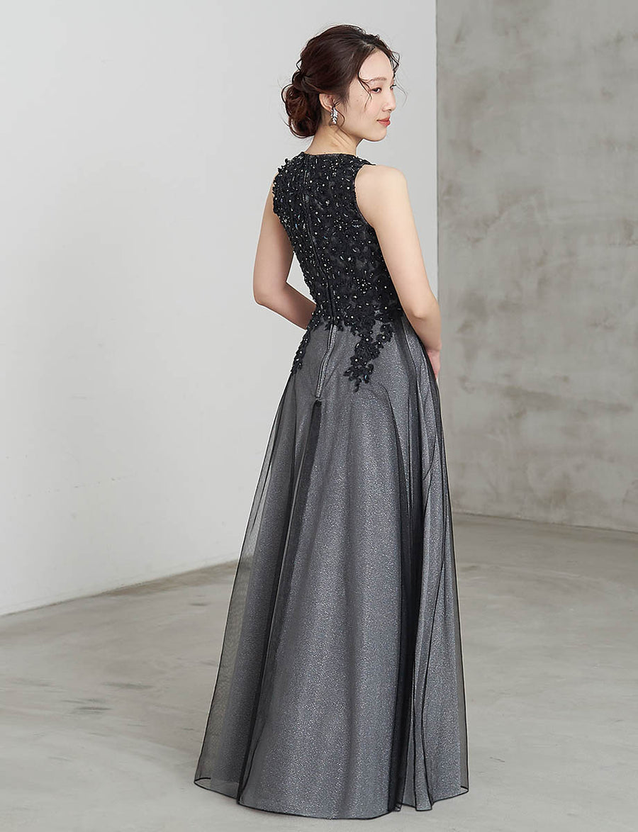 演奏会ドレス・ステージ衣装にお薦めシンプルAラインロングドレス