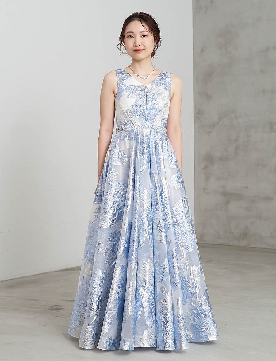 演奏会ドレス・ステージ衣装にお薦めシンプルAラインロングドレス