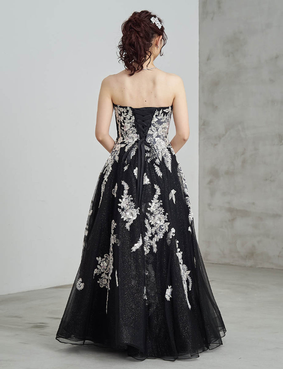 演奏会ドレス・ステージドレスにお薦め黒ロングドレス｜Fine Feathers