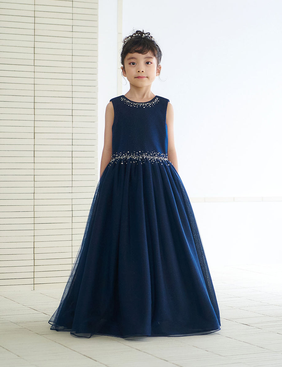 オールドグリーンドレス TWEED KIDS・TK83807-OGN｜子供ドレス