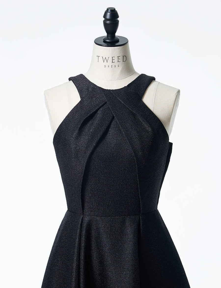SINCE THEN ♥ Emily Tweed Two Piece /追跡付 メタルブッチャーホルターネックロングドレス エメラルド