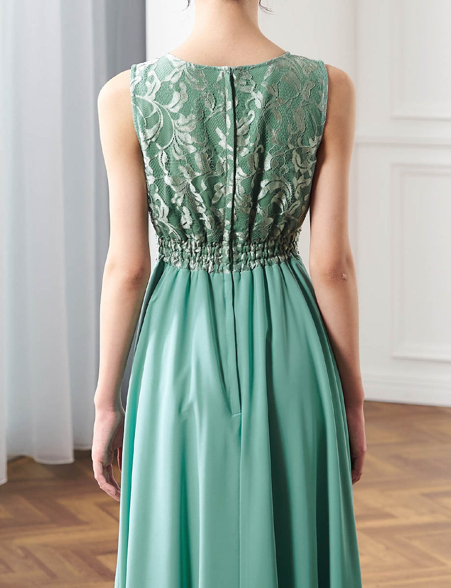 小中学生 コンクールドレス・発表会ドレスにお薦めナイルブルーロング