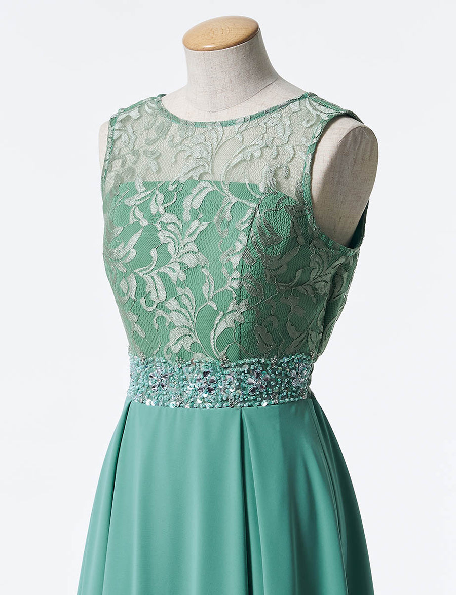 小中学生 コンクールドレス・発表会ドレスにお薦めナイルブルーロング