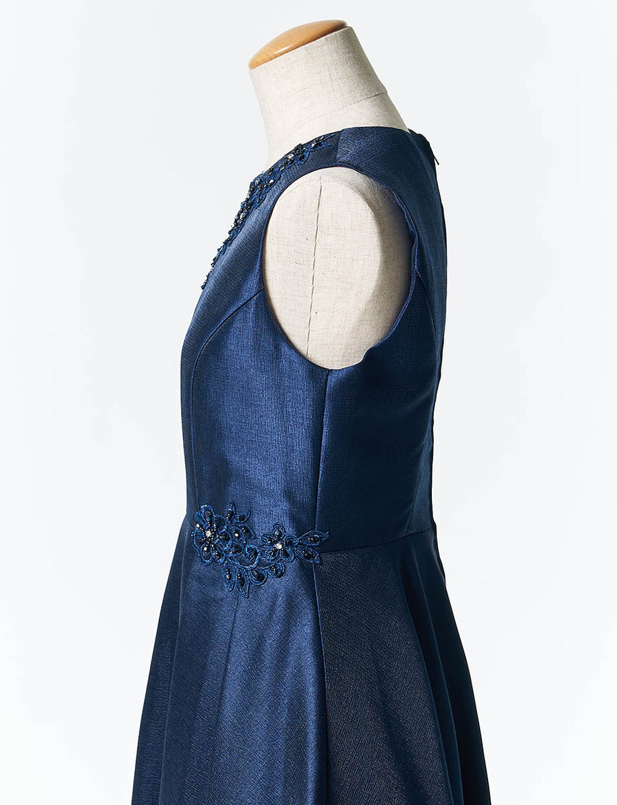 小中学生 コンクールドレス・発表会ドレスにお薦めダークネイビー