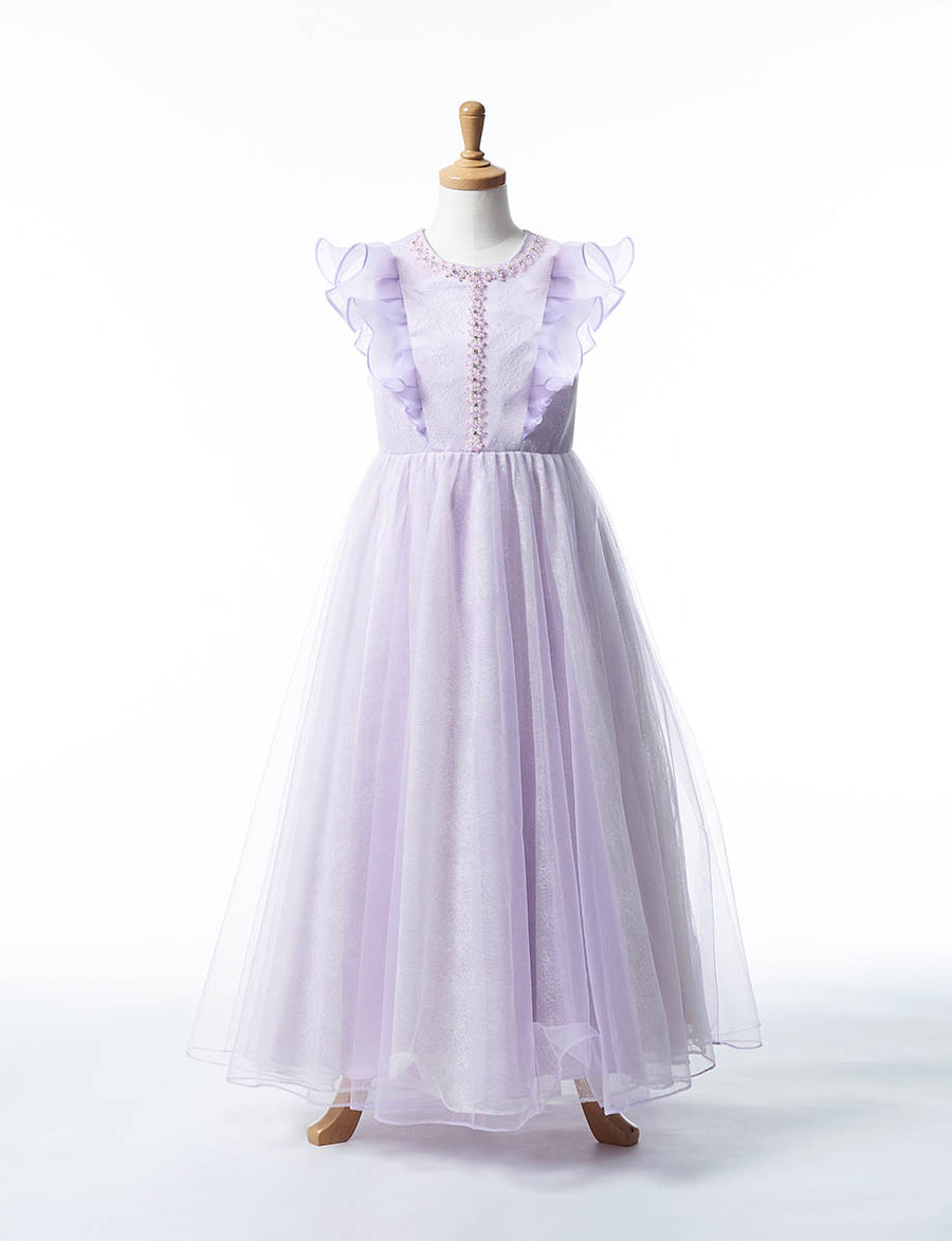 ペールラベンダードレス TWEED KIDS・TK83816-PLV｜子供ドレス