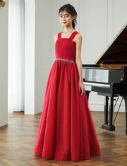 新品tweedgirlレッド ビーズ装飾 150 発表会 新品tweedgirlレッド ビーズ装飾 150 発表会