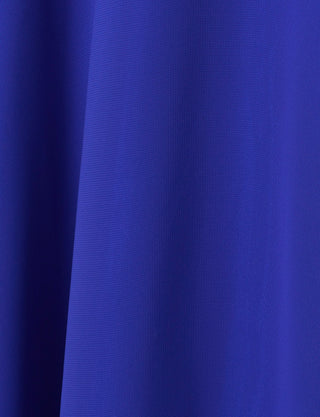 TWEED DRESS(ツイードドレス)のロイヤルブルーロングドレス・シフォン｜TB1722-RBLのスカート生地拡大画像です。