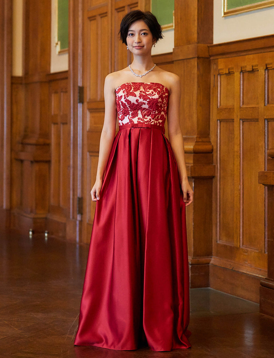 ダークレッド コンクールドレス, 演奏会・発表会ドレス, ステージ衣装