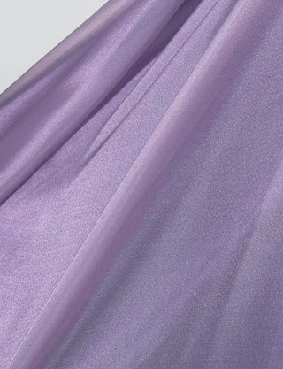 TWEED DRESS(ツイードドレス)のパープルレインロングドレス・オーガンジー｜TM1675-PERNのスカート生地拡大画像です。