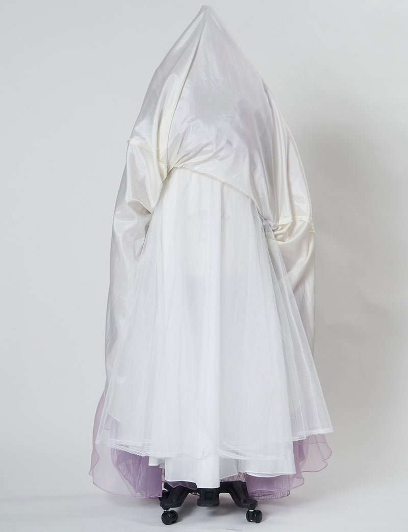 TWEED DRESS(ツイードドレス)のパープルレインロングドレス・チュール｜TN2009-PERNのスカートパニエ画像です。