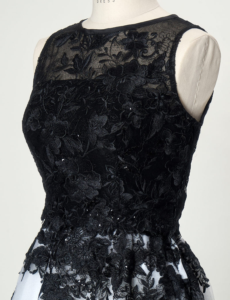 TWEED DRESS(ツイードドレス)のホワイトロングドレス・チュール｜TN2020-WTのトルソー上半身斜めボレロ着用画像です。
